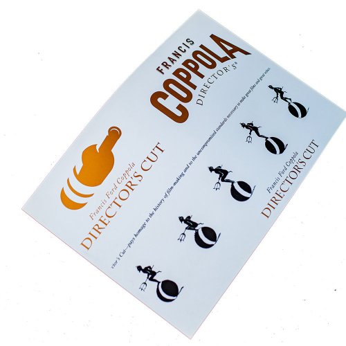 Customized hot-sale embossed metal sticker for wine