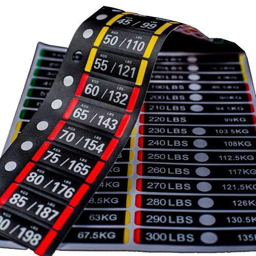 Factory direct sale frosted plastic stickers labels equipment warning stickers plastic stickers