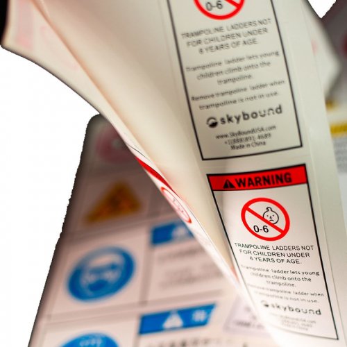 Light white PVC stickers customized outdoor weatherproof paper stickers personalized car stickers