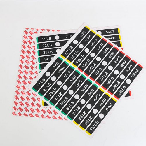 Custom frosted plastic anti-aging stickers custom waterproof oil-proof mechanical equipment warning stickers