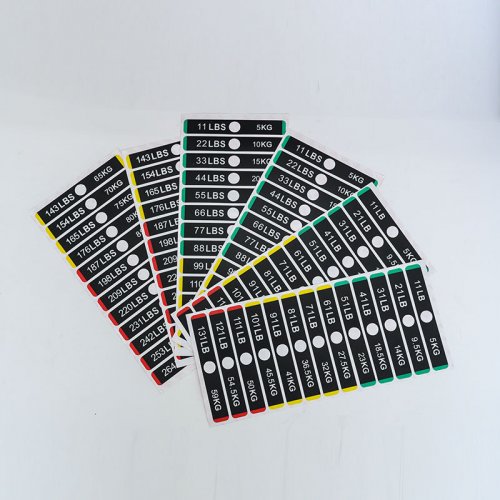 Custom plastic frosted label stickers custom 3M adhesive mechanical equipment stickers