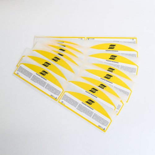 Custom printing warning decals danger safety stickers fragile warning sticker labels