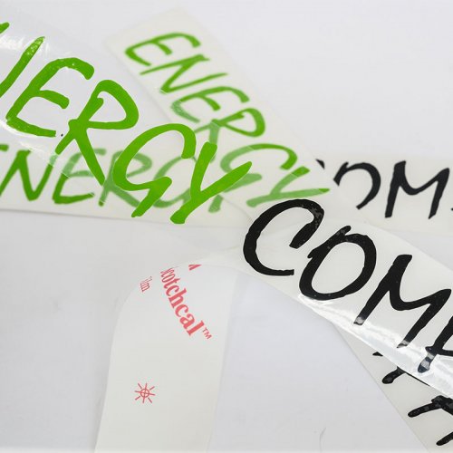 Die cut vinyl colorful transfer sticker waterproof custom label stickers