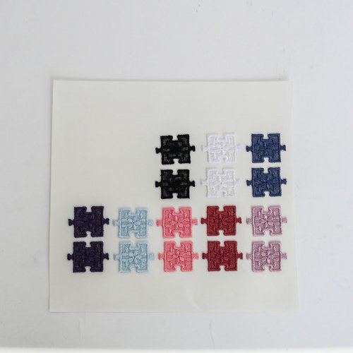 Custom 3M self adhesive silk screen printing label stickers custom textile stickers for clothing