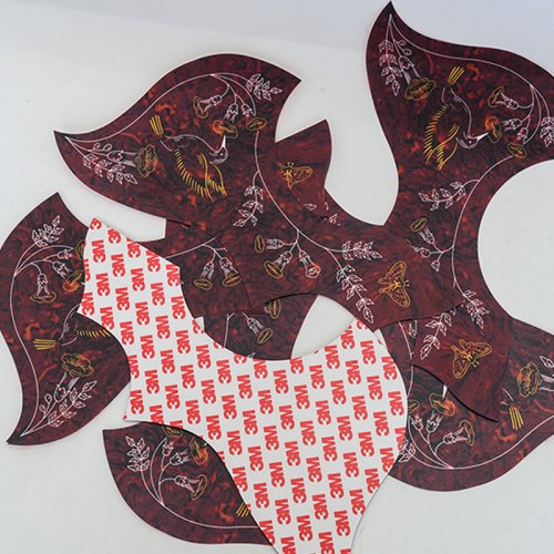 New idea textile sticker for decorative packaging fabric textile sticker label