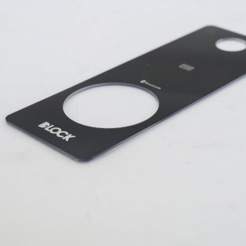 Cheap price custom 3M self adhesive smooth equipment control panel label custom logo sticker