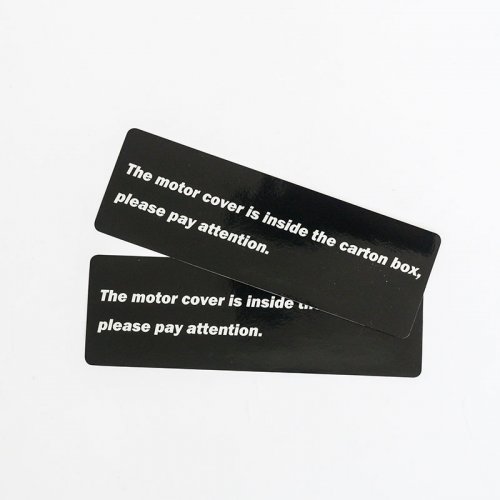 Cheap price custom strong adhesive frosted equipment control panel label custom logo sticker