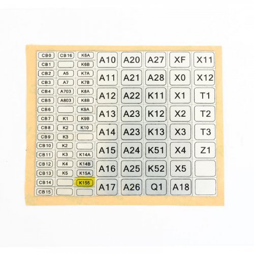 Smooth plastic label stickers custom 3M self adhesive mechanical equipment warning stickers