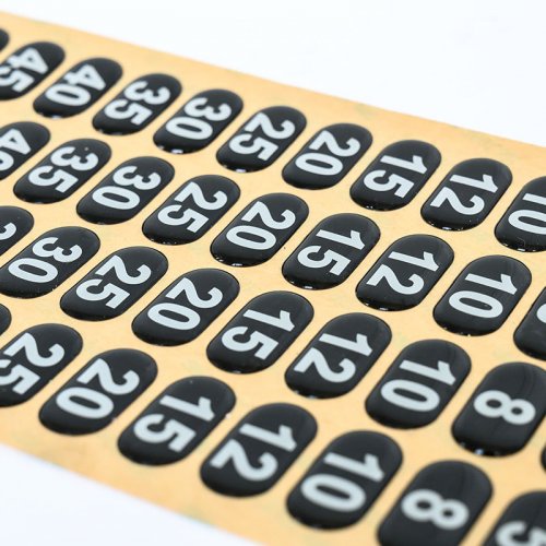 Custom labels printing customized clear gel logo sticker 3d epoxy resin dome sticker