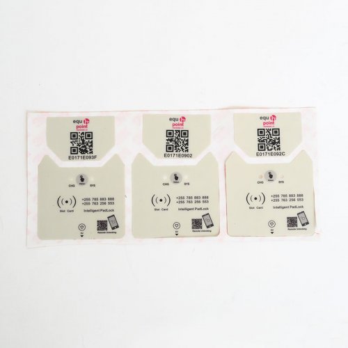 Professional custom waterproof 3D qr code die cut label anti-counterfeit label security sticker