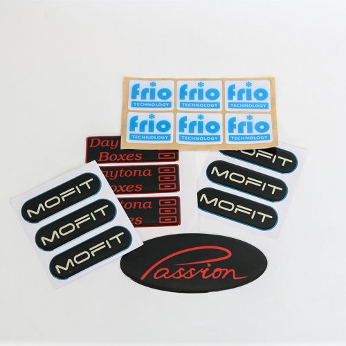 高品质定制 3D 3M 自粘保护装饰车门环氧圆顶标签贴纸