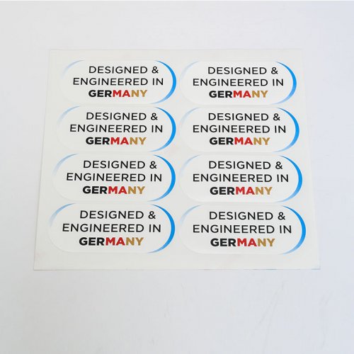 高品质定制印刷自粘乙烯基瓶包装定制防水标签贴纸