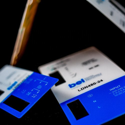 定制控制面板标签标签贴纸带有3m强的背部胶水定制电子标签贴纸