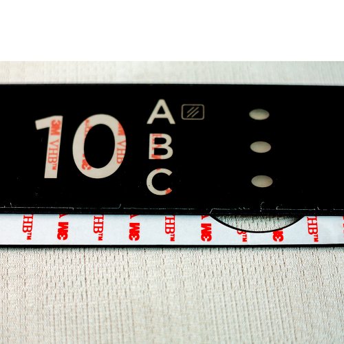 定制粘合剂塑料标签徽标自定义控制面板贴纸