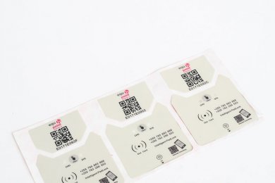 高质量的塑料安全标签贴纸