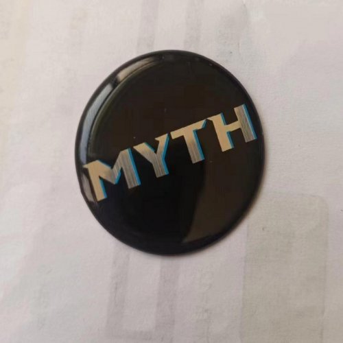 定制清晰的环氧树脂树脂标签圆顶徽标贴纸自粘合剂3D金属印刷环氧贴纸